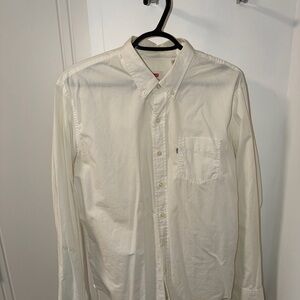 Levi's White Button-Down Shirt